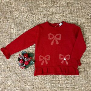 MAGLIONE FIOCCO ROSSO DRKID - immagine 2