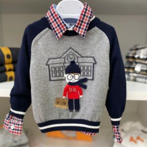 MAGLIA GRIGIA BIMBO DR KID - immagine 3