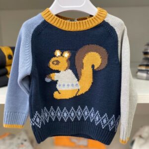 MAGLIA BLU SCOIATTOLO DR KID - immagine 3
