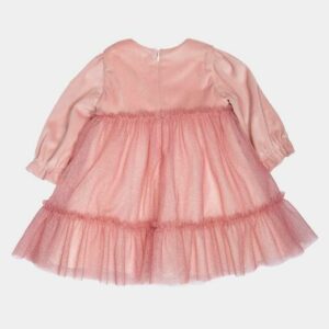 ABITINO VELLUTO E TULLE ROSA LALALU' - immagine 2