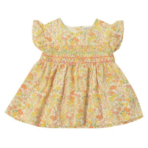 BLUSA BIMBA A FIORI DR KID - immagine 2