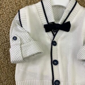 COMPLETO 4PZ POIS BLU BUFI BACETTI - immagine 2