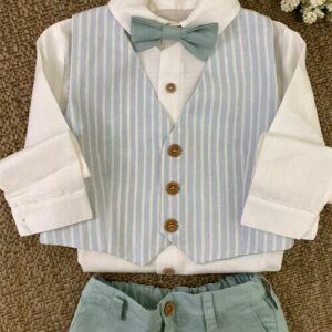 COMPLETO GILET E PAPILLON CUA CUAK - immagine 3