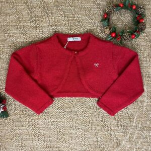 CARDIGAN CORTO ROSSO DR KID