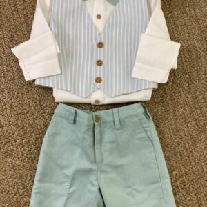 COMPLETO GILET E PAPILLON CUA CUAK