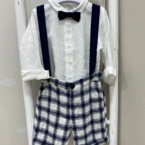 SALOPETTE CON CAMICIA LALALU'