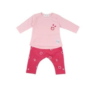COMPLETO 2 PEZZI ROSA E FUCSIA BABYBOL