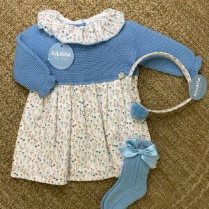 CERCHIETTO POMPOM AZZURRO JULIANA