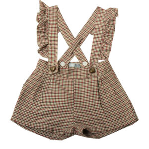 SALOPETTE QUADRI CON CAMICIA DR KID - immagine 2