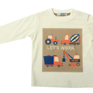 T-SHIRT MANICHE LUNGHE PANNA DR KID - immagine 3