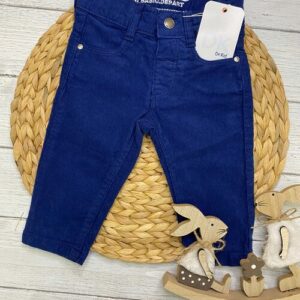 PANTALONE VELLUTO BLU DR KID - immagine 2