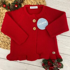 CARDIGAN ROSSO JULIANA