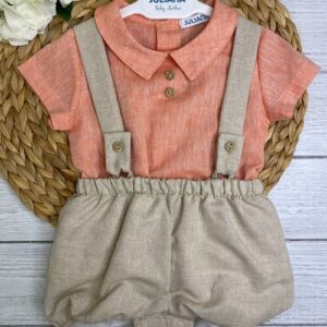 SALOPETTE CON CAMICIA LINO JULIANA