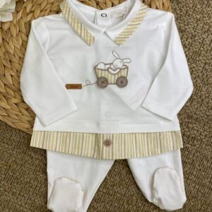 COMPLETO NASCITA BEIGE CONIGLIETTO NINNAOH