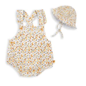 PAGLIACCETTO FIORI CON CAPPELLO BABYBOL