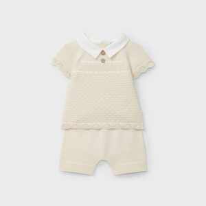 COMPLETO CORTO IN FILO BEIGE DR KID