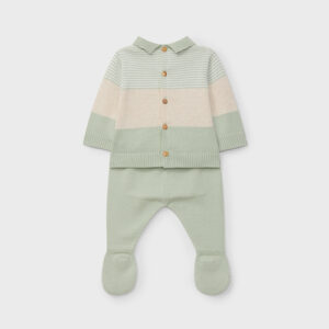 COMPLETO NASCITA VERDE IN FILO DR KID - immagine 2