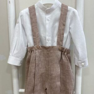 SALOPETTE LINO BEIGE NINNAOH