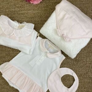 PAGLIACCETTO RIGHE ROSA BABYGI - immagine 3