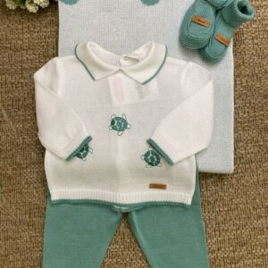 COPERTA IN FILO VERDE NINNAOH - immagine 2