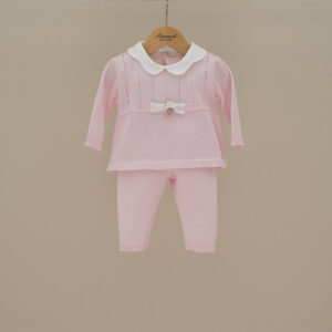 COMPLETO NASCITA ROSA IN FILO NINNAOH